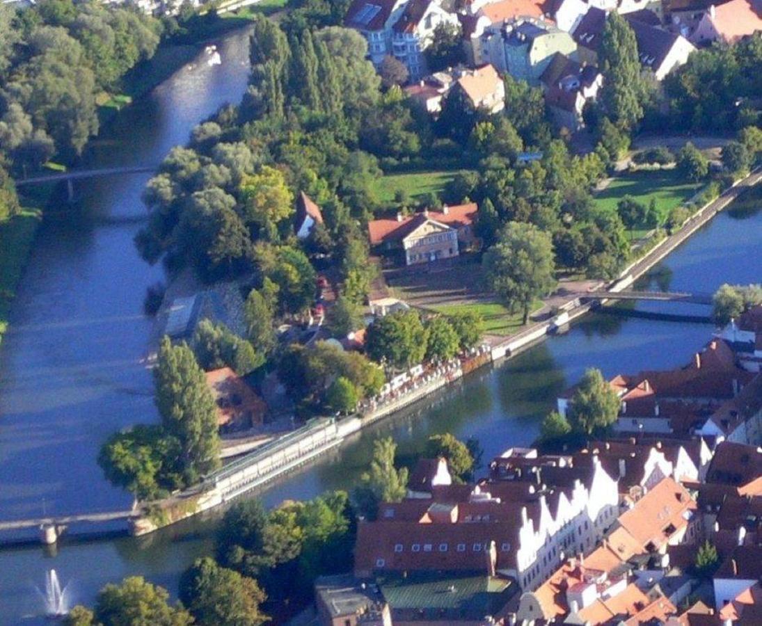 Gasthof Hotel Zur Insel Landshut Eksteriør bilde